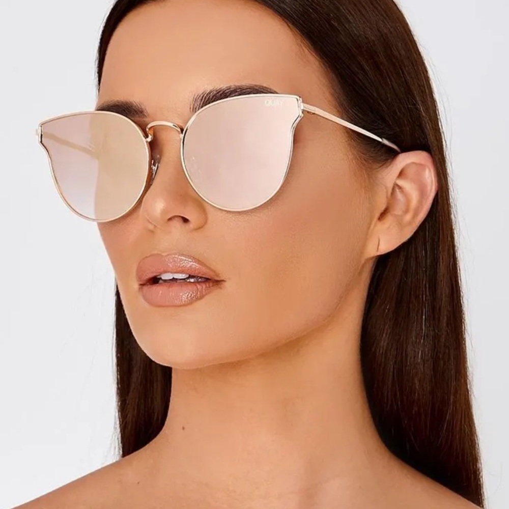 Quay Australia All My Love Rose Gold Sunglasses